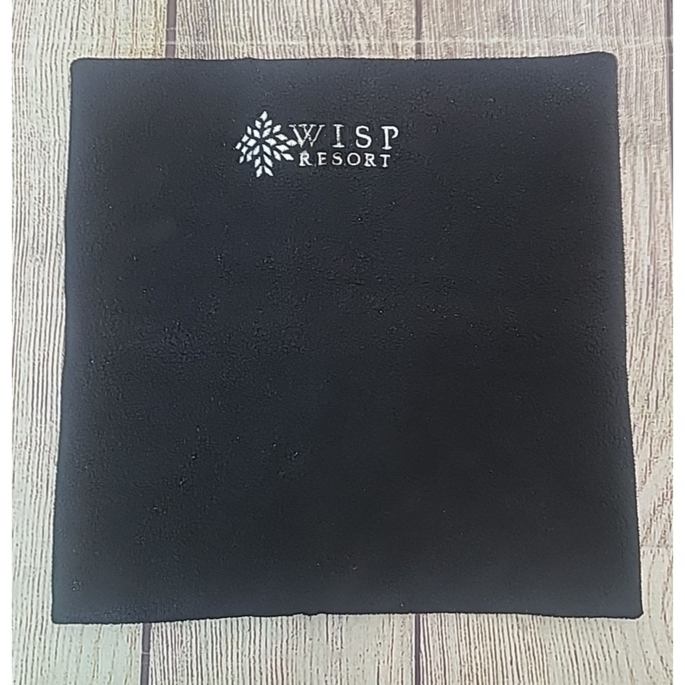 Turtle Fur Fleece Neck Gaiter Women's One Size Black Wisp Resort Embroidery